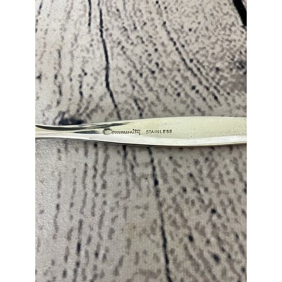 Oneida Community Venetia MCM Salad Forks Stainless Flatware Lot Set Of‎ 4 - Picture 10 of 10